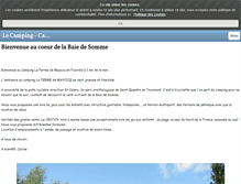 Tablet Screenshot of holidaysbaiedesomme.com